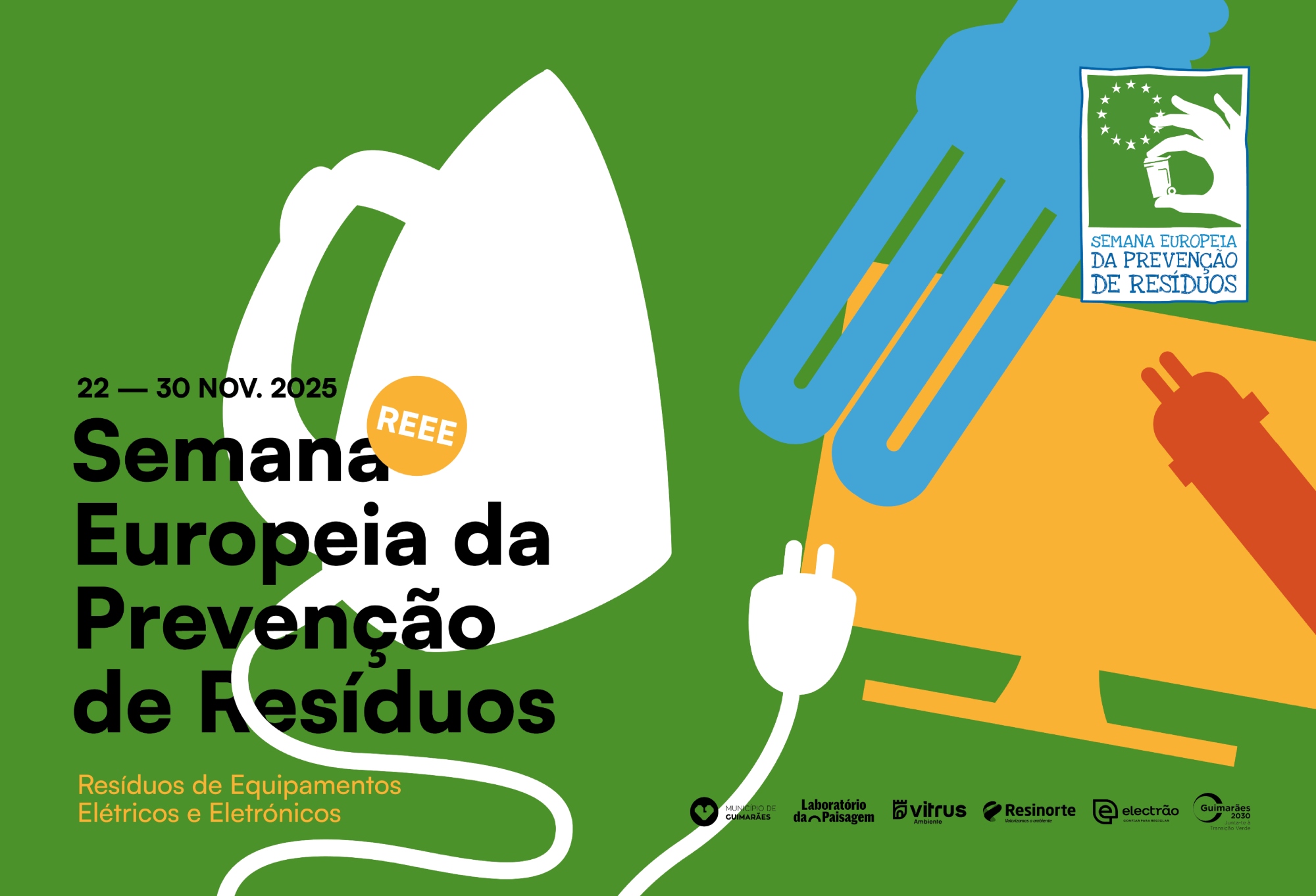 Guimarães dá nova vida a equipamentos eletrónicos na Semana Europeia da Prevenção de Resíduos